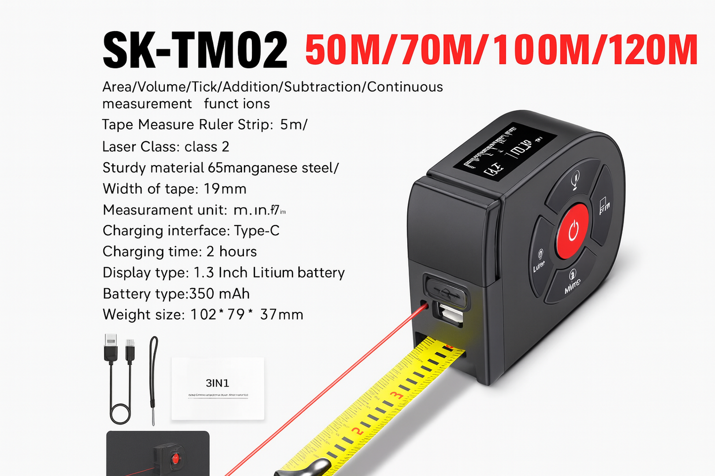 Smart Laser Tape Measure