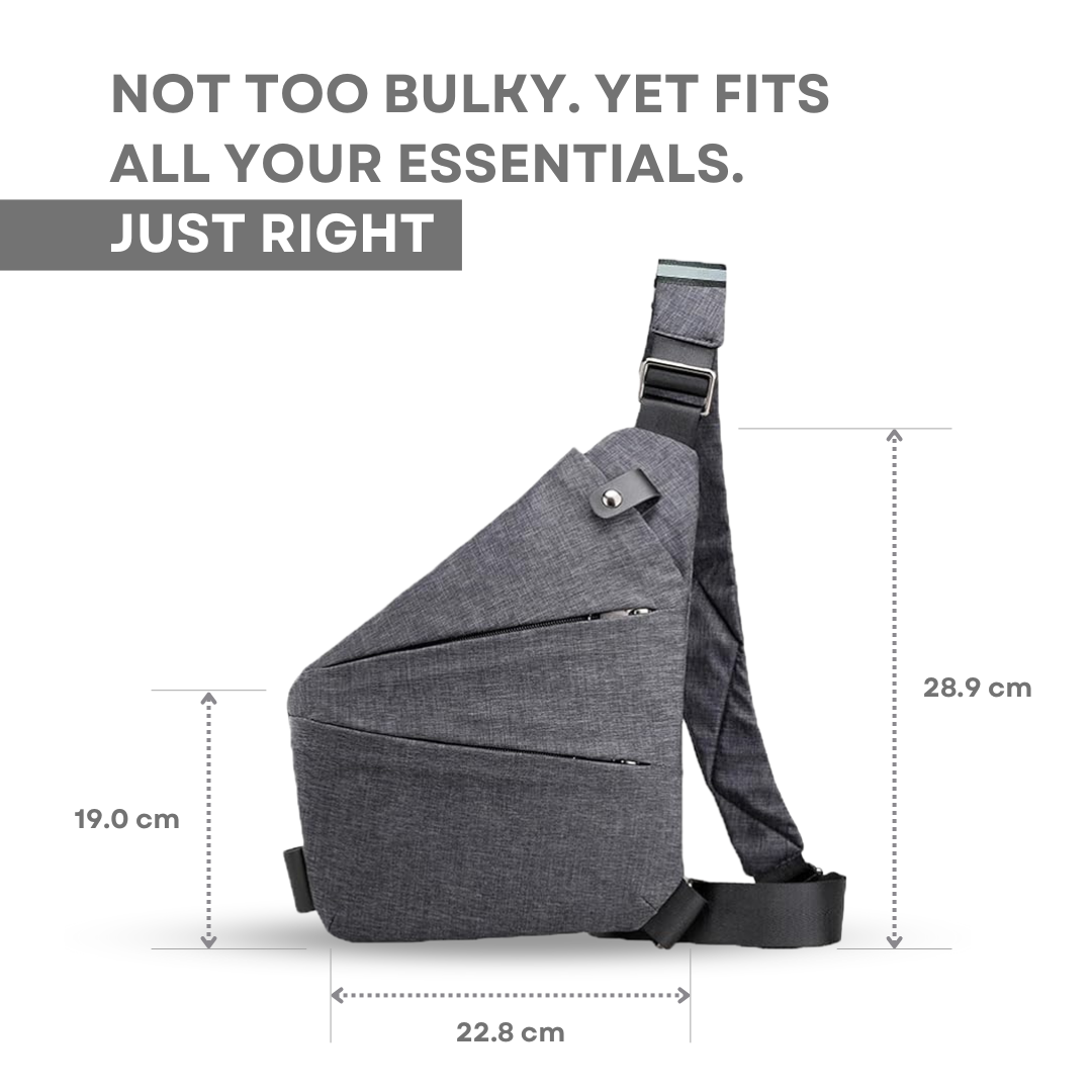 SafeTravel Crossbody Bag