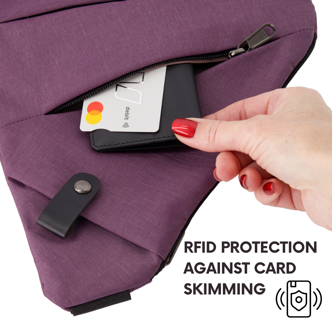 SafeTravel Crossbody Bag